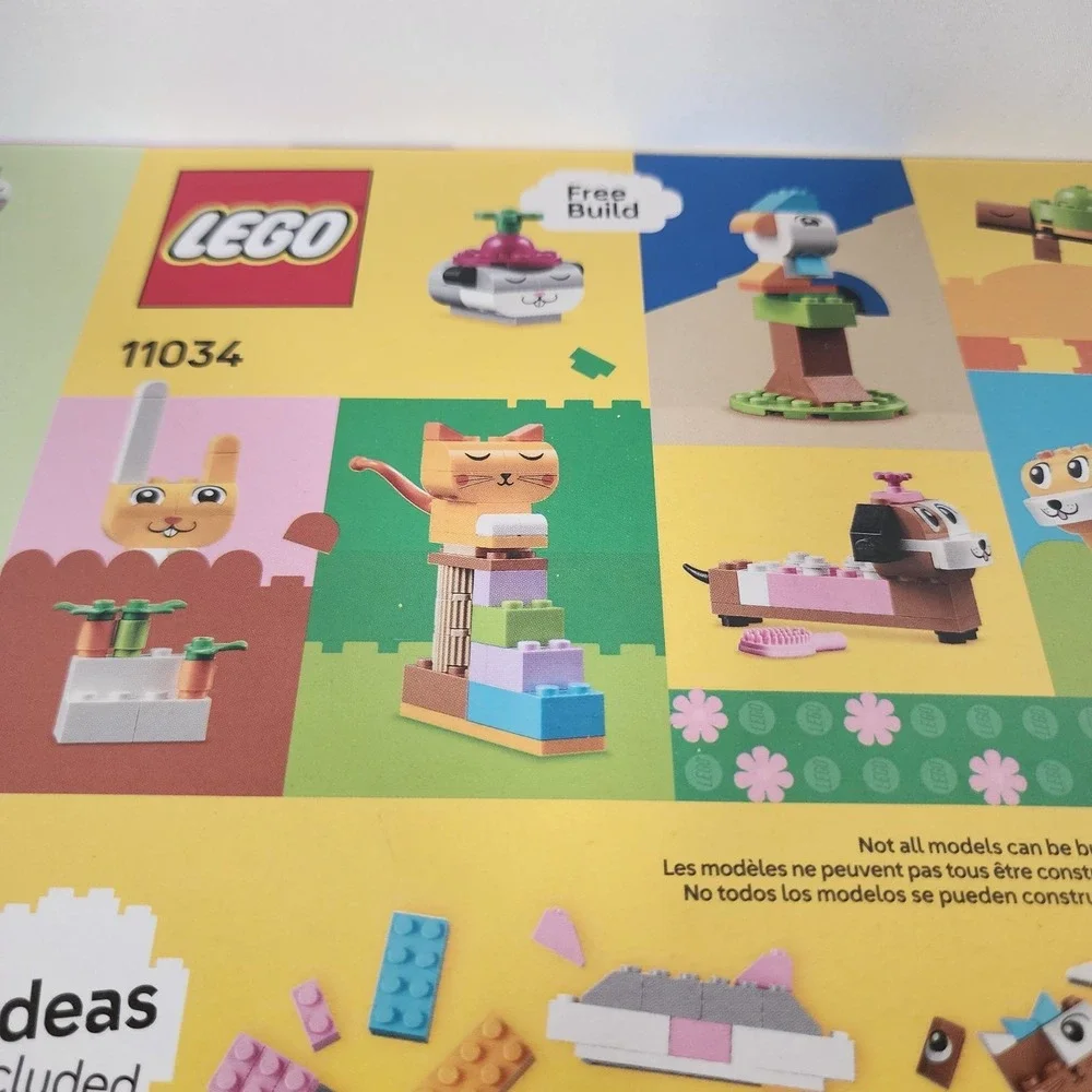 LEGO Classic 11034 Creative Pets 450 Piece Building Set‎ NEW Factory Sealed Ages
